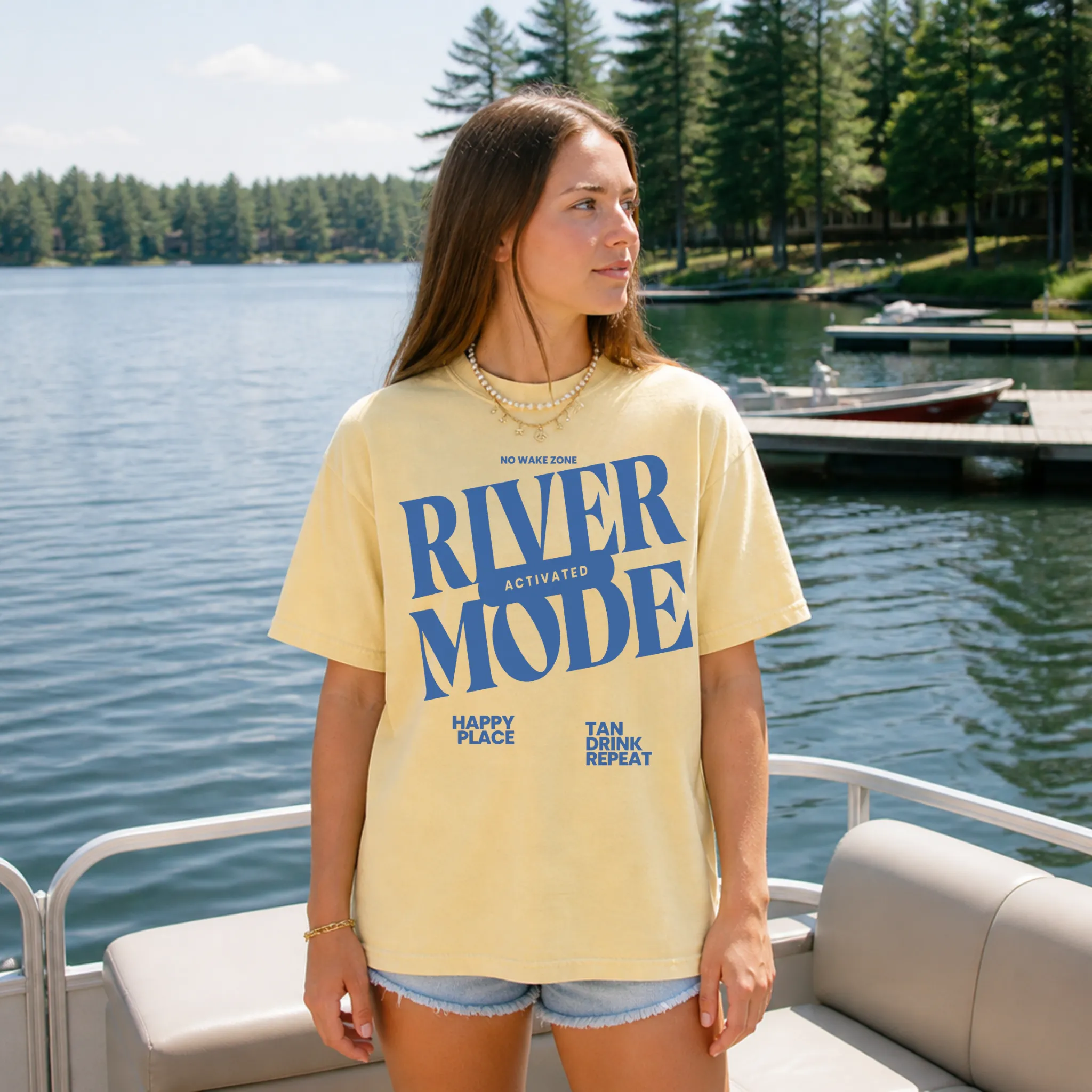 River Mode Activated Tee sold by Zulily product image thumbnail 2