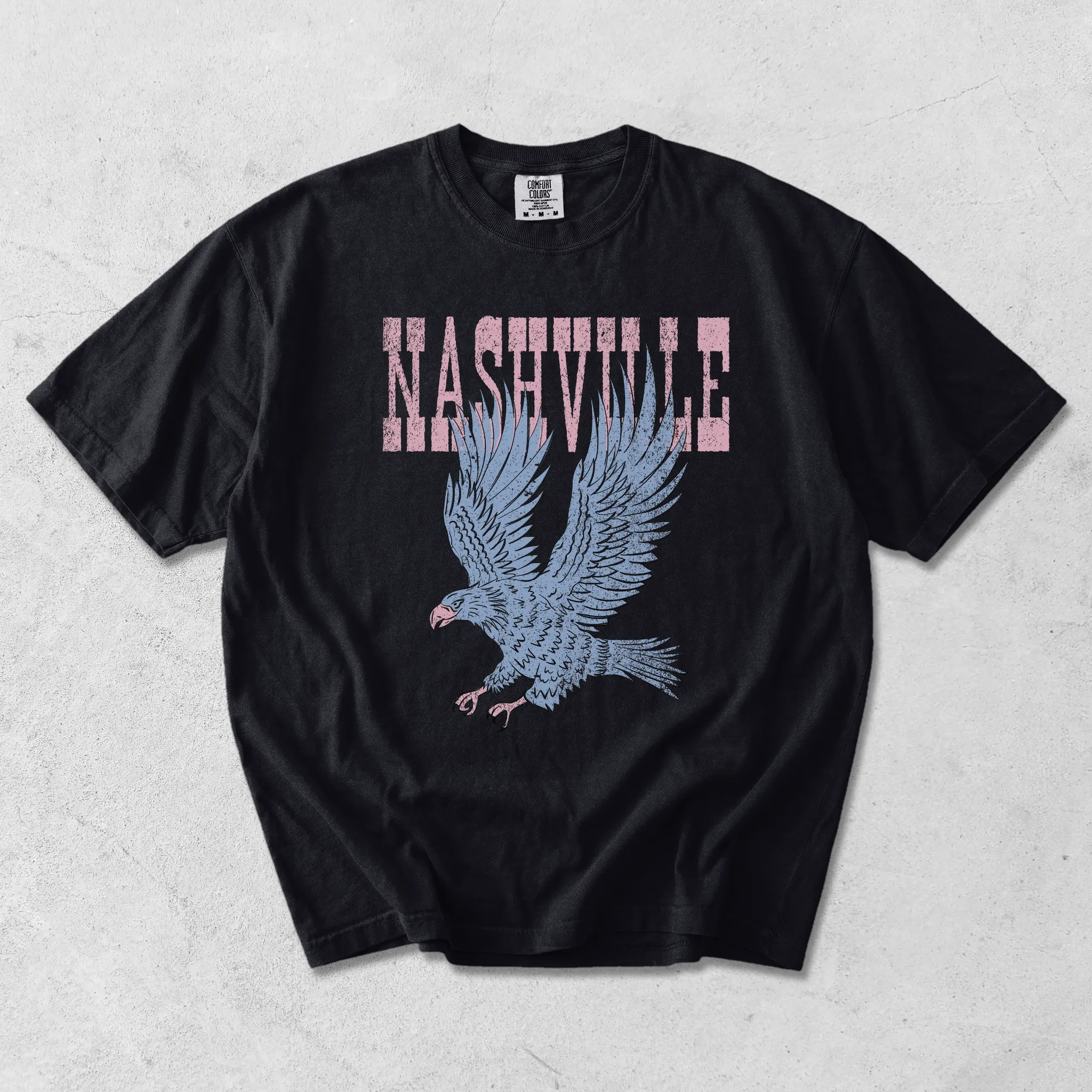 Nashville Eagle Graphic Tee | Vintage Country Concert Shirt sold by Zulily product image thumbnail 2