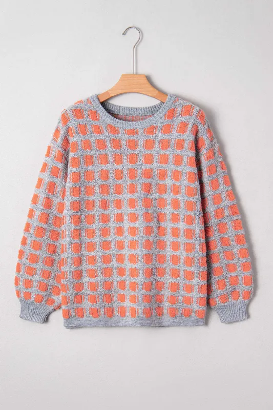 Emma Oversized Side Slit Sweater - Pink / L - 12/14 made by Threaded Pear