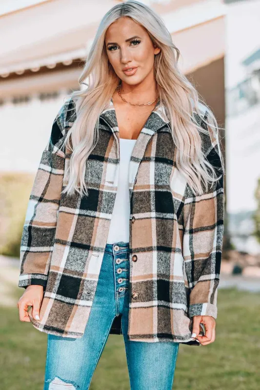 Mia Plaid Print Shirt made by Threaded Pear