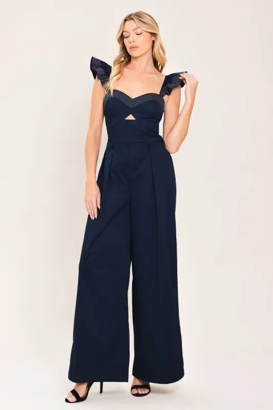 Classic Evening Woven Jumpsuit made by Flying Tomato