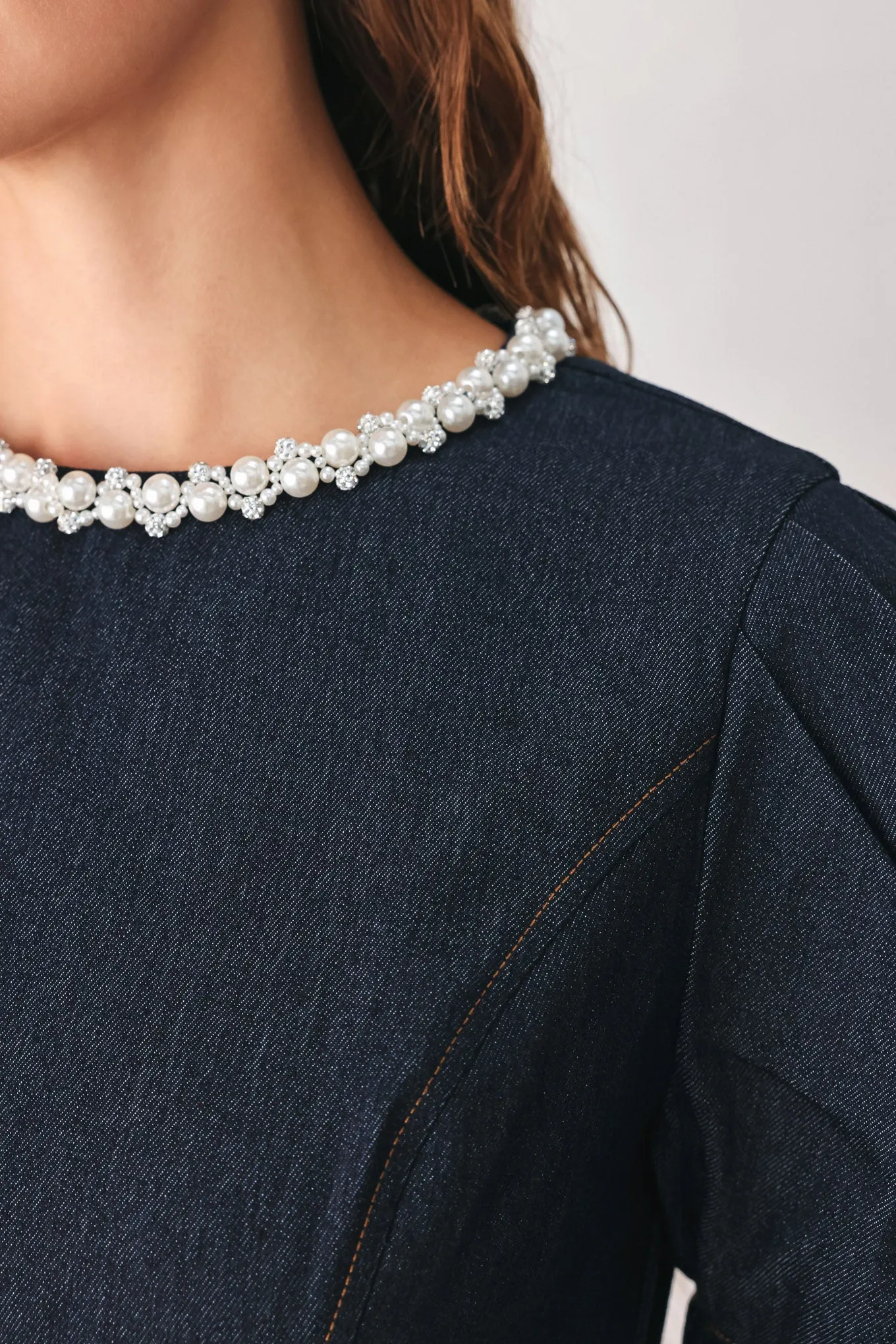 Sweet Indigo Denim Mini Dress sold by Zulily product image thumbnail 4
