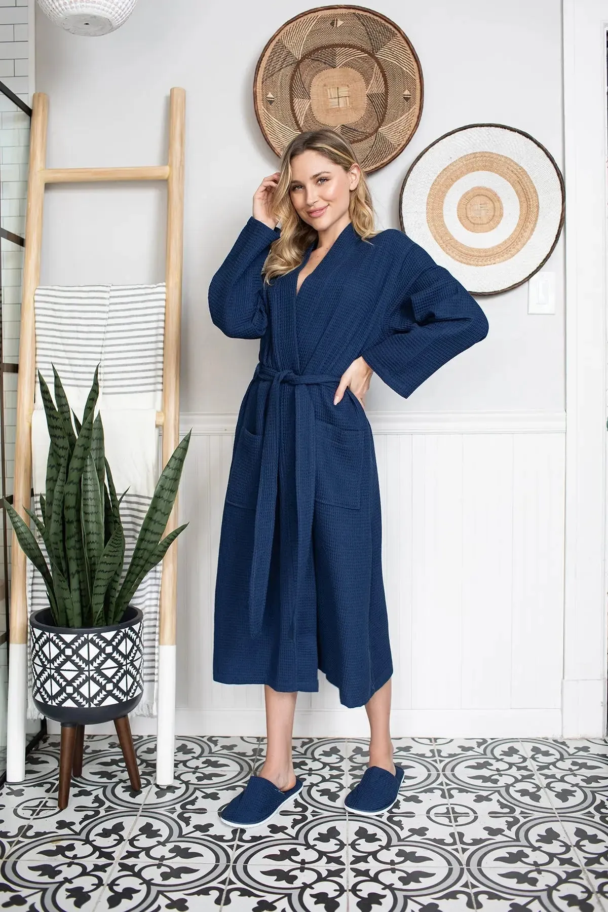 Waffle Robe Womens – Lightweight, Quick-Dry Spa Comfort sold by Zulily product image thumbnail 5