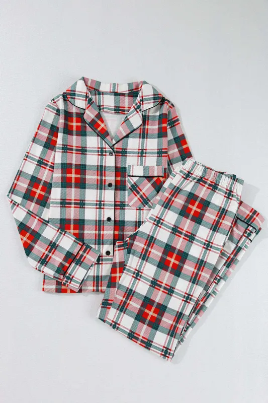 Sofibetha Long Sleeve Pajamas Set - Red / 2XL - 20/22 made by Threaded Pear