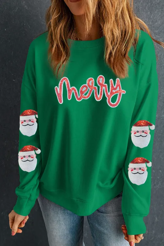 Julieta Sleeve Drop Shoulder Sweatshirt - Dark Green / 2XL - 20/22 made by Threaded Pear