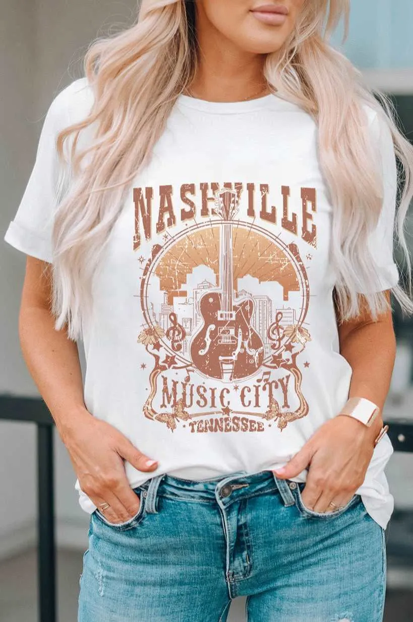 Nashville Music City Graphic Tee sold by Zulily product image thumbnail 2