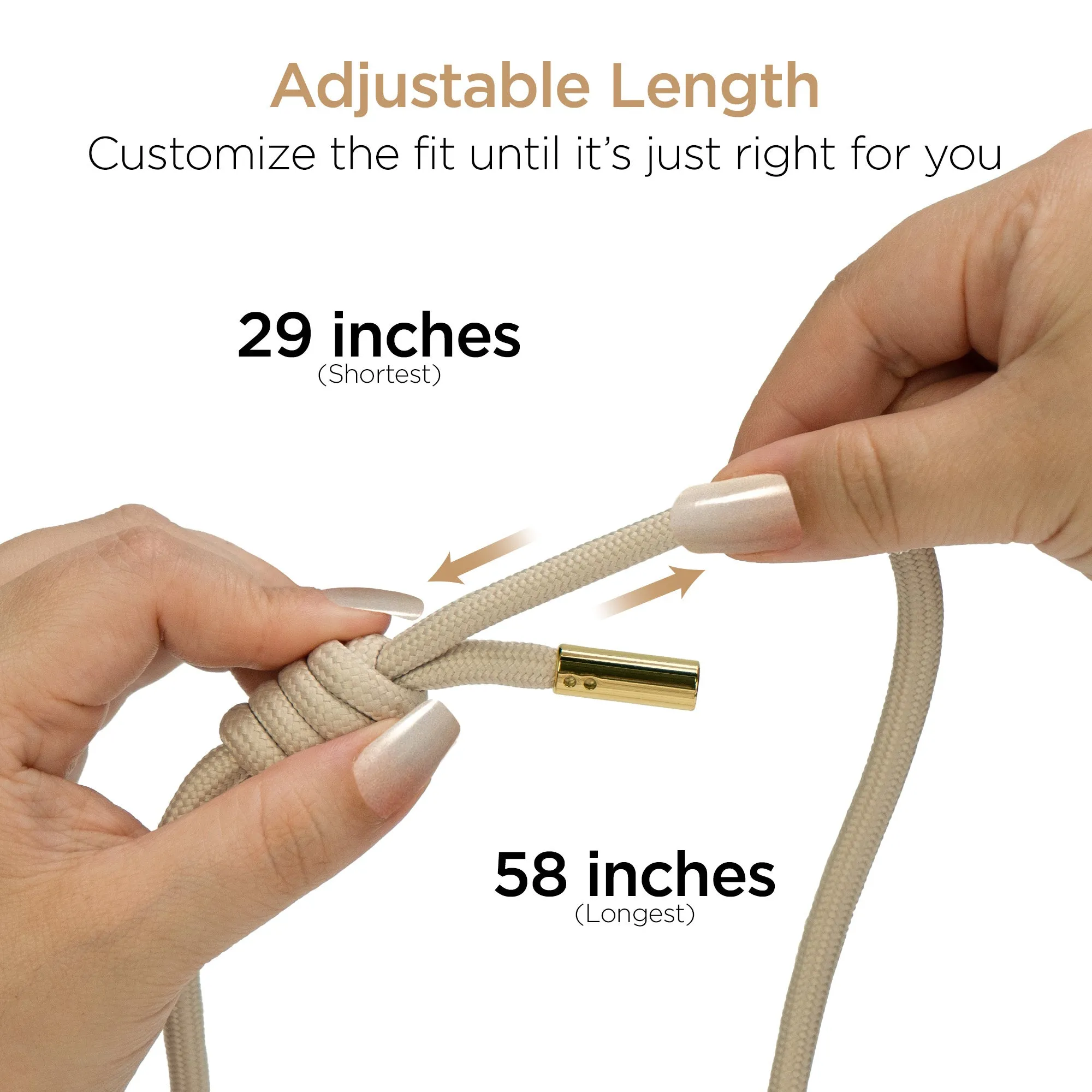 IBasics Universal Crossbody Phone Strap with Gold Accents sold by Zulily product image thumbnail 2