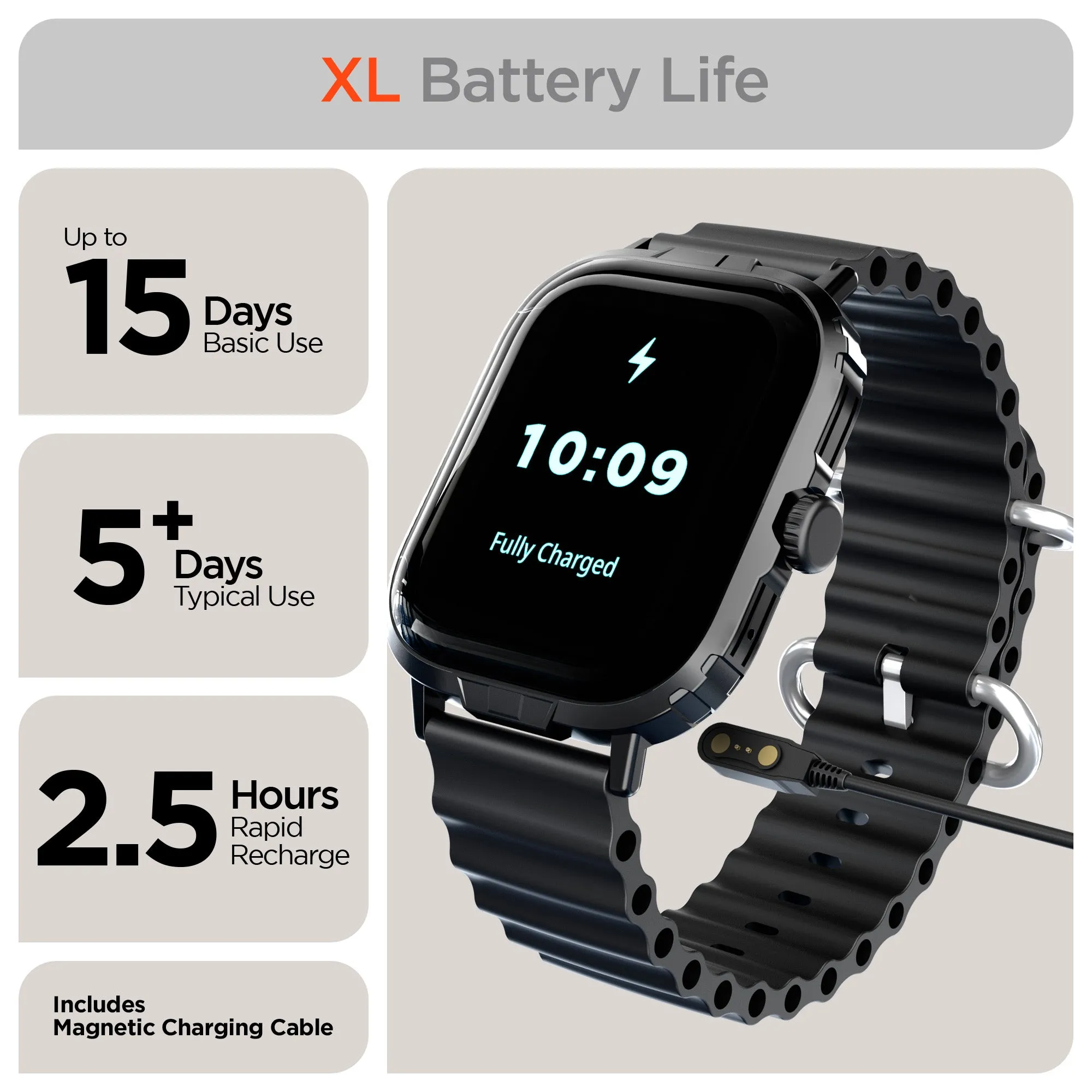 IBasics Smartwatch & Fitness Tracker – 2" Large Display with Heart Rate, SpO2, Sleep Tracking & 100+ Sports Modes sold by Zulily product image thumbnail 2