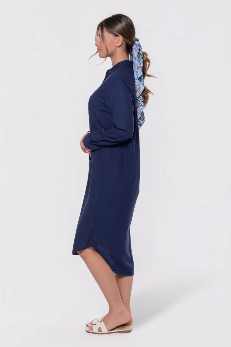 Bonnie Dress 42" (Navy) sold by Zulily product image thumbnail 3