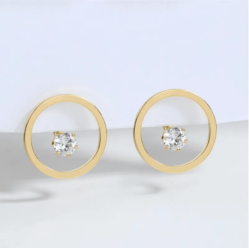 Crystal Circle Ear Cuff made by Zulily