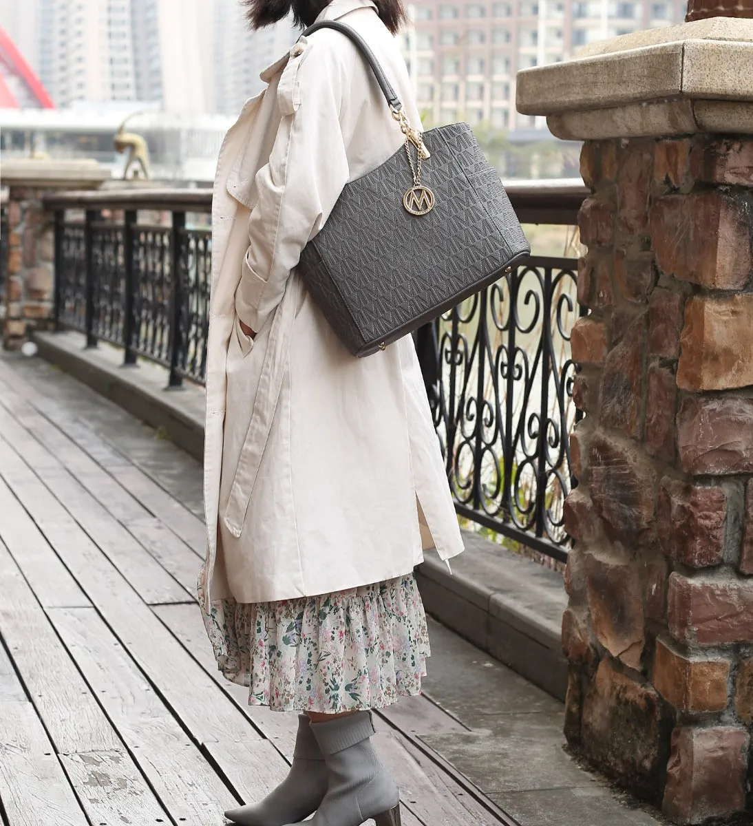 MKF Collection by Mia K. - Malika Signature Shoulder Bag sold by Zulily product image thumbnail 2