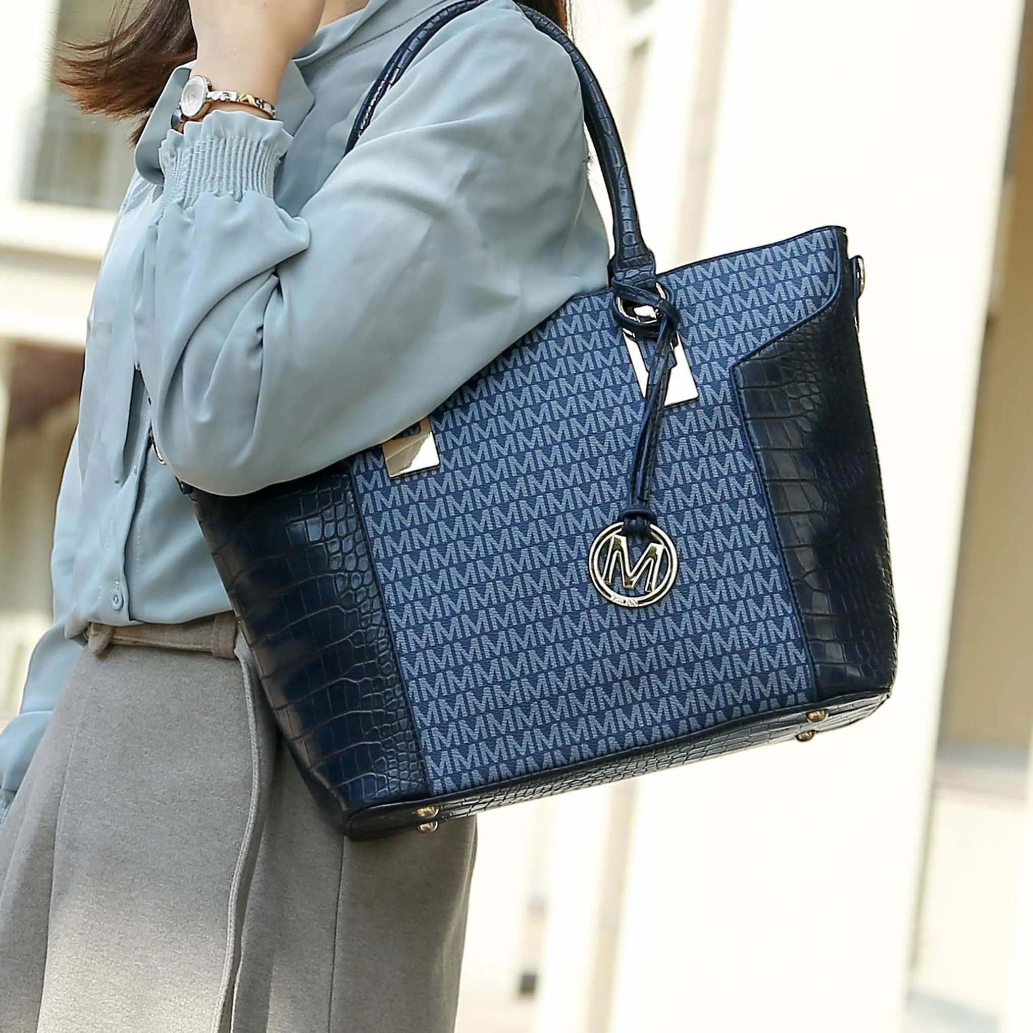 MKF Collection by Mia K. - Shonda Signature Tote Bag and Set sold by Zulily product image thumbnail 2