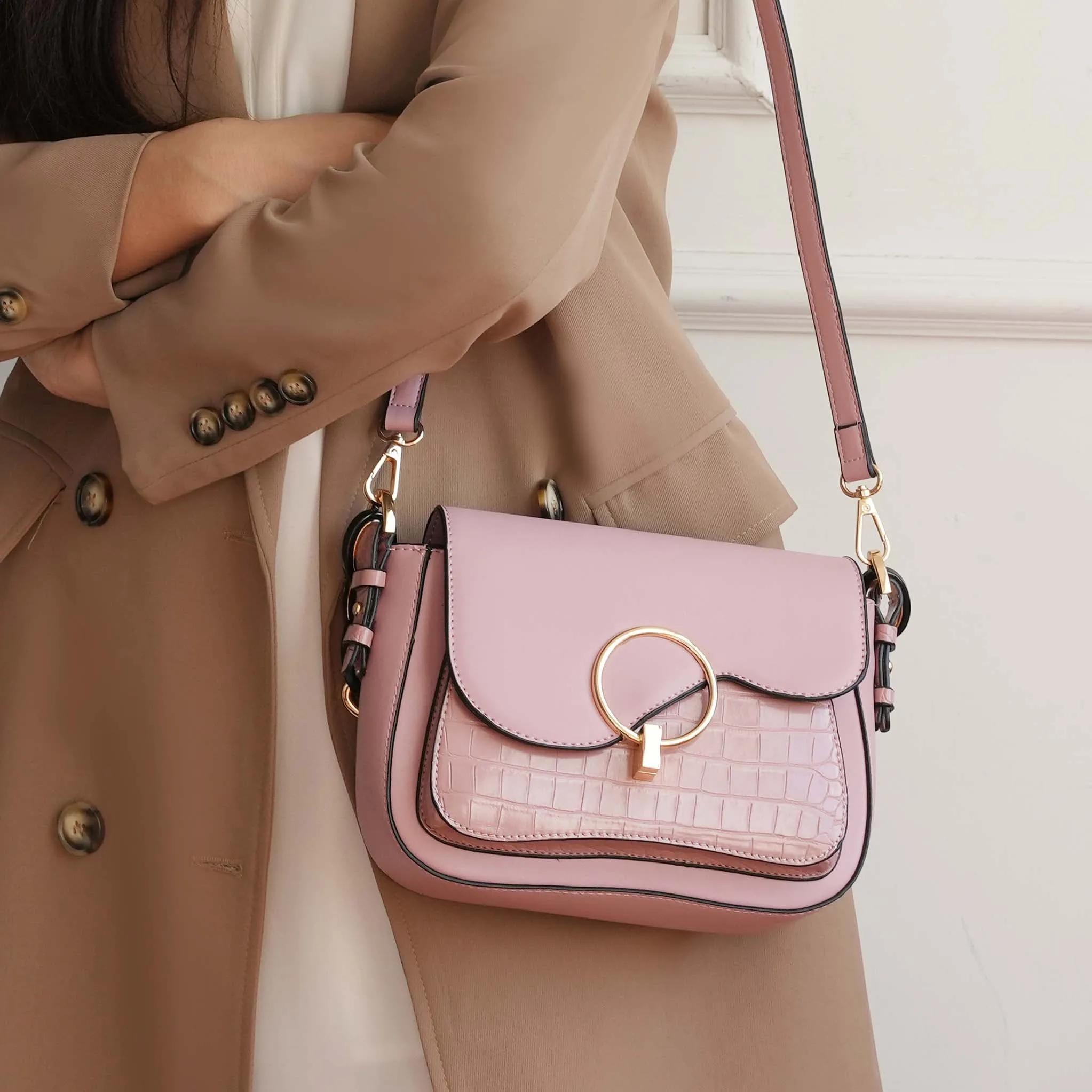 MKF Collection by Mia K. - Fanta Croc Shoulder Bag sold by Zulily product image thumbnail 2
