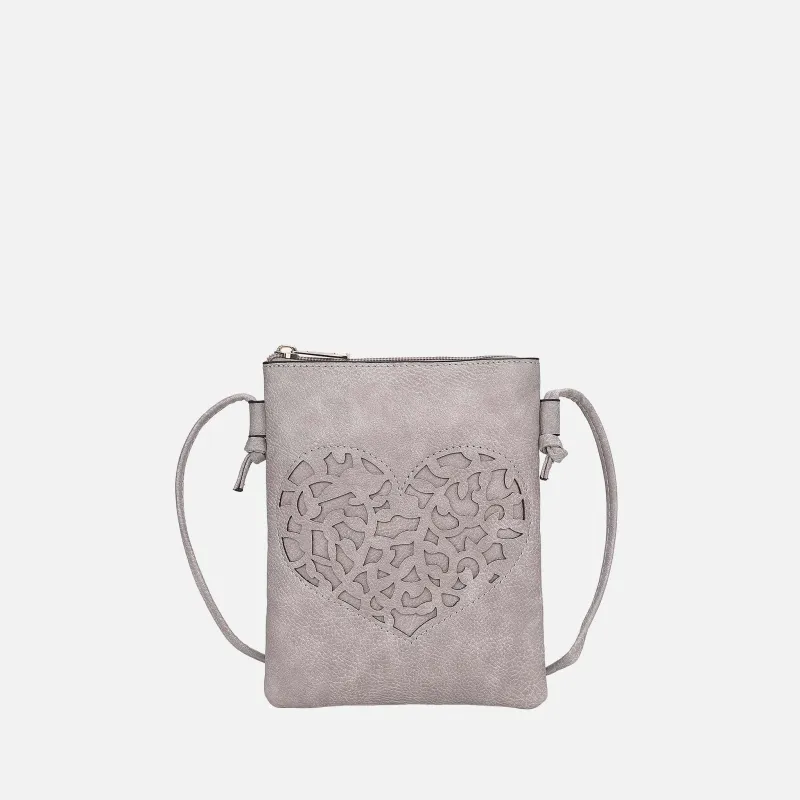 MKF Collection by Mia K. - Heartly Crossbody Bag made by MKF Collection