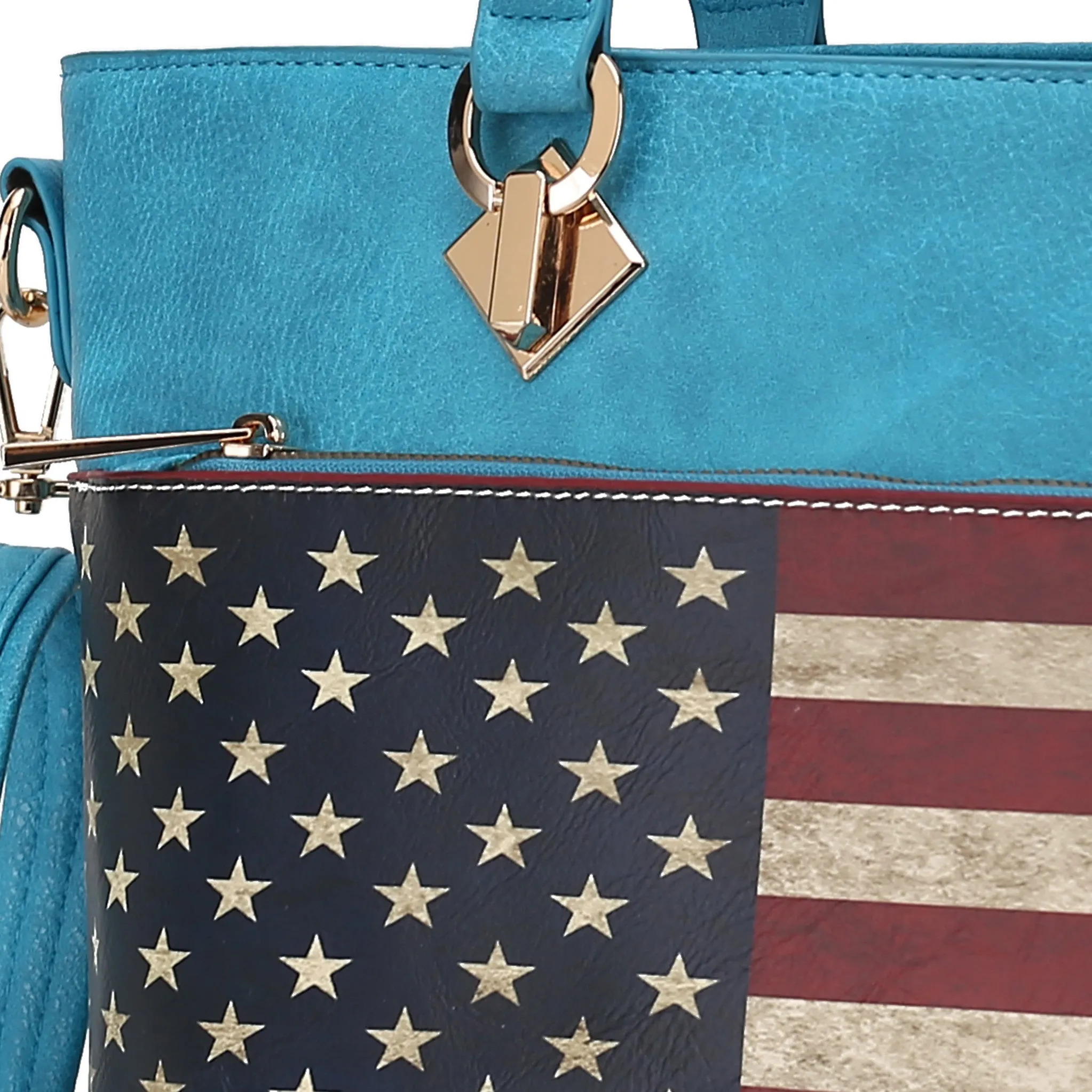 MKF Collection by Mia K. - Lilian Printed Flag Tote Bag sold by Zulily product image thumbnail 5
