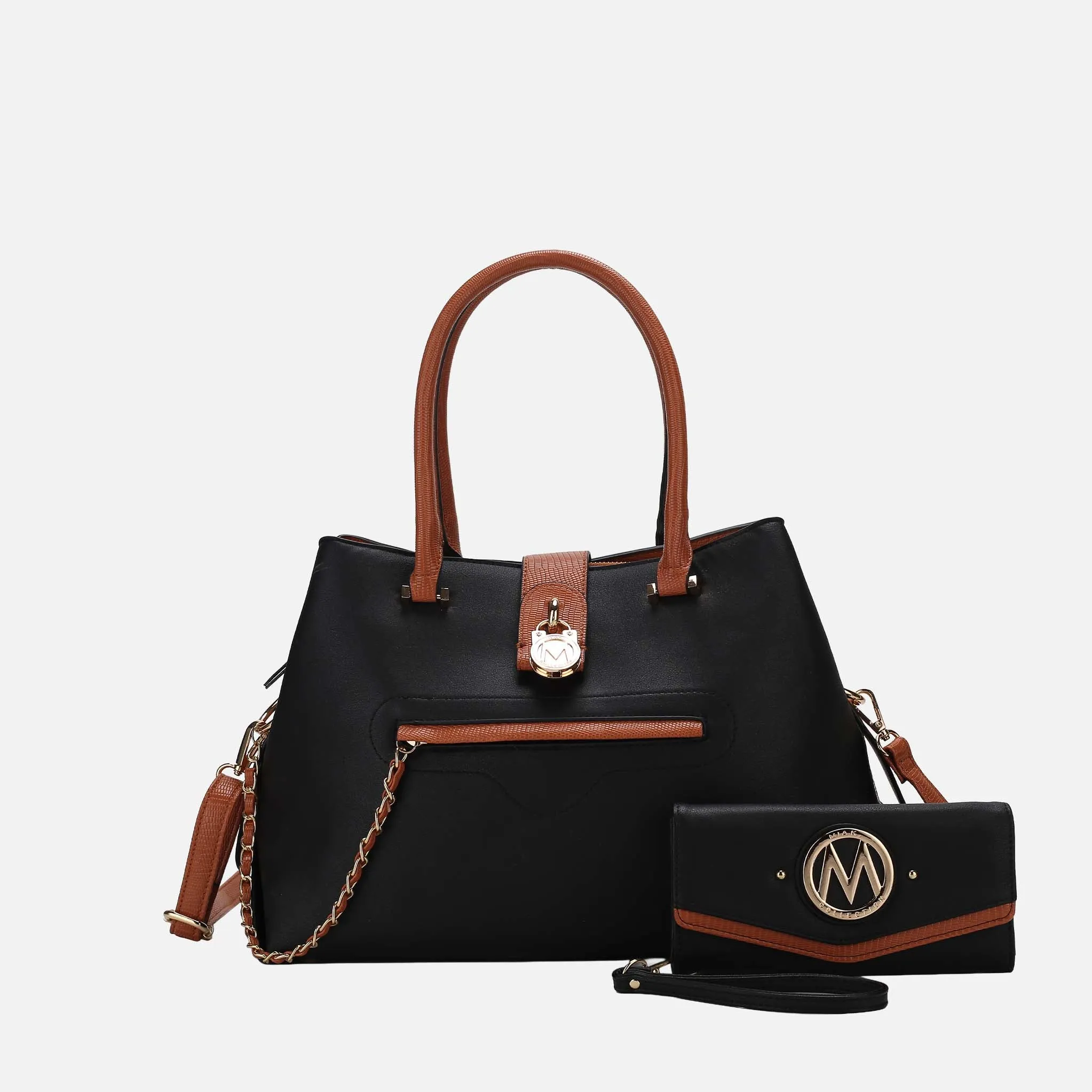 MKF Collection by Mia K. - Edith Vegan Leather Women Tote Bag With wallet sold by Zulily product image thumbnail 3