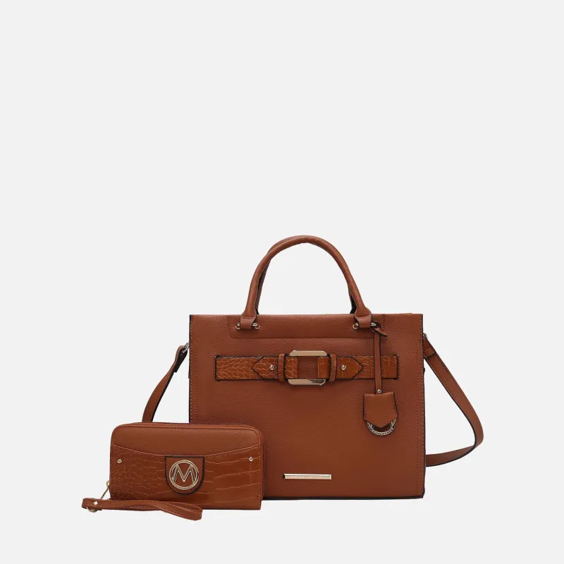 MKF Collection by Mia K. - Virginia Tote Bag and Wallet Set made by MKF Collection