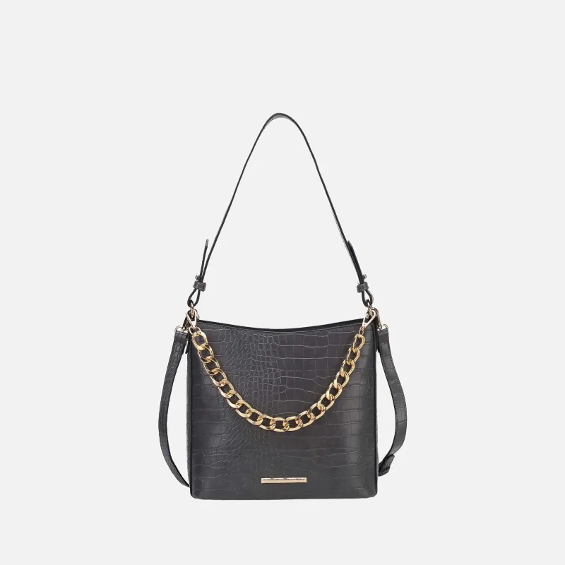 MKF Collection by Mia K. - Bizzy Embossed Shoulder Bag made by MKF Collection