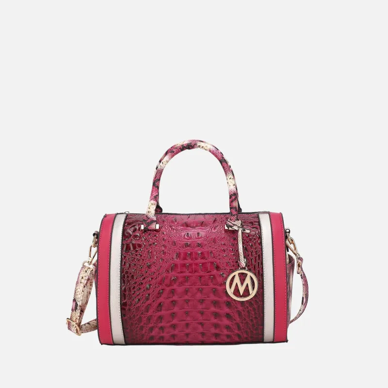 MKF Collection by Mia K. - Eleanor Embossed Shoulder Bag made by MKF Collection