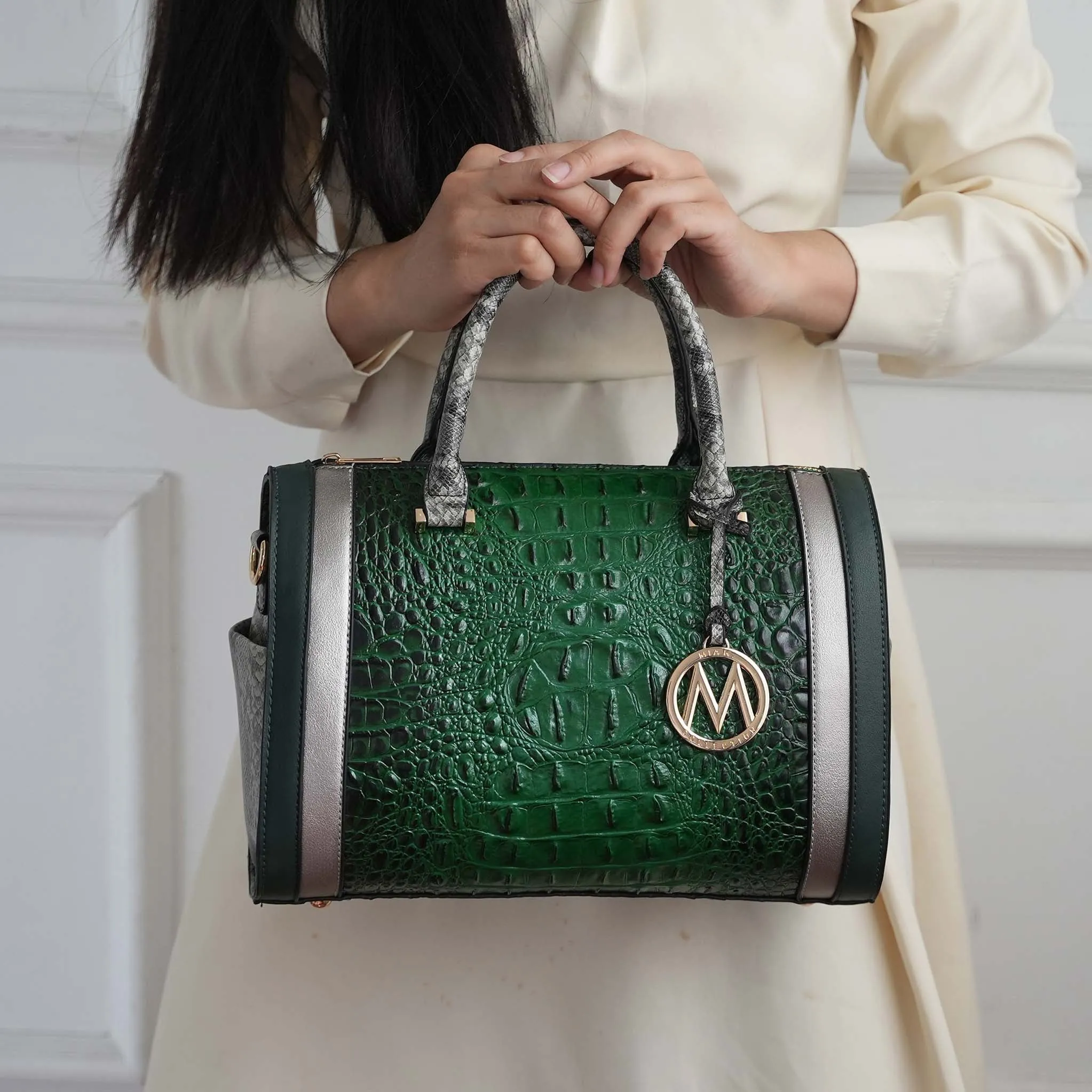 MKF Collection by Mia K. - Eleanor Embossed Shoulder Bag sold by Zulily product image thumbnail 2