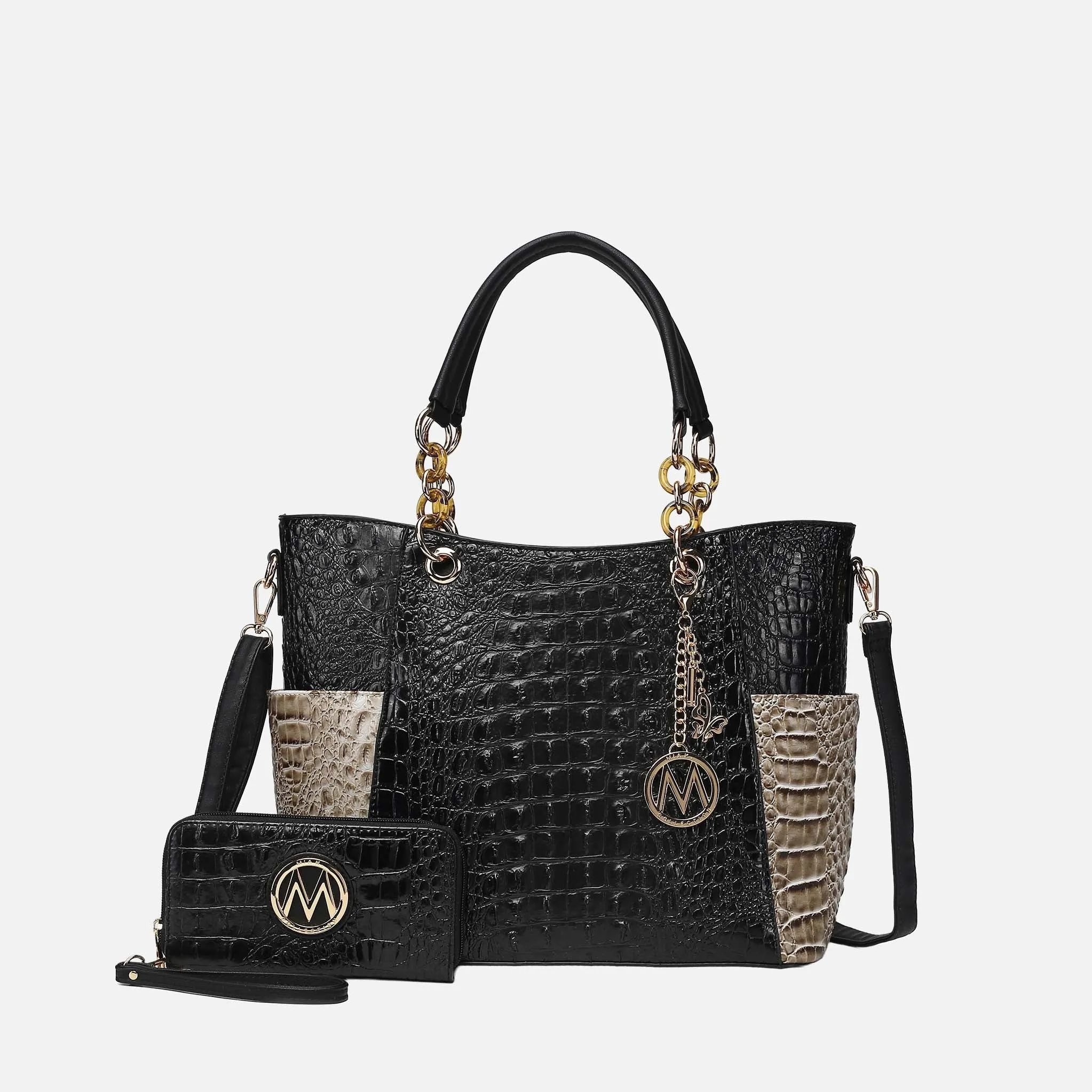 MKF Collection by Mia K. - Merlina Tote Bag and Wallet Set sold by Zulily