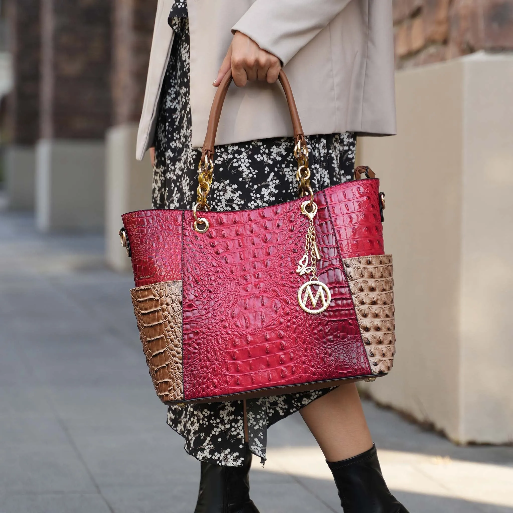 MKF Collection by Mia K. - Merlina Tote Bag and Wallet Set sold by Zulily product image thumbnail 2
