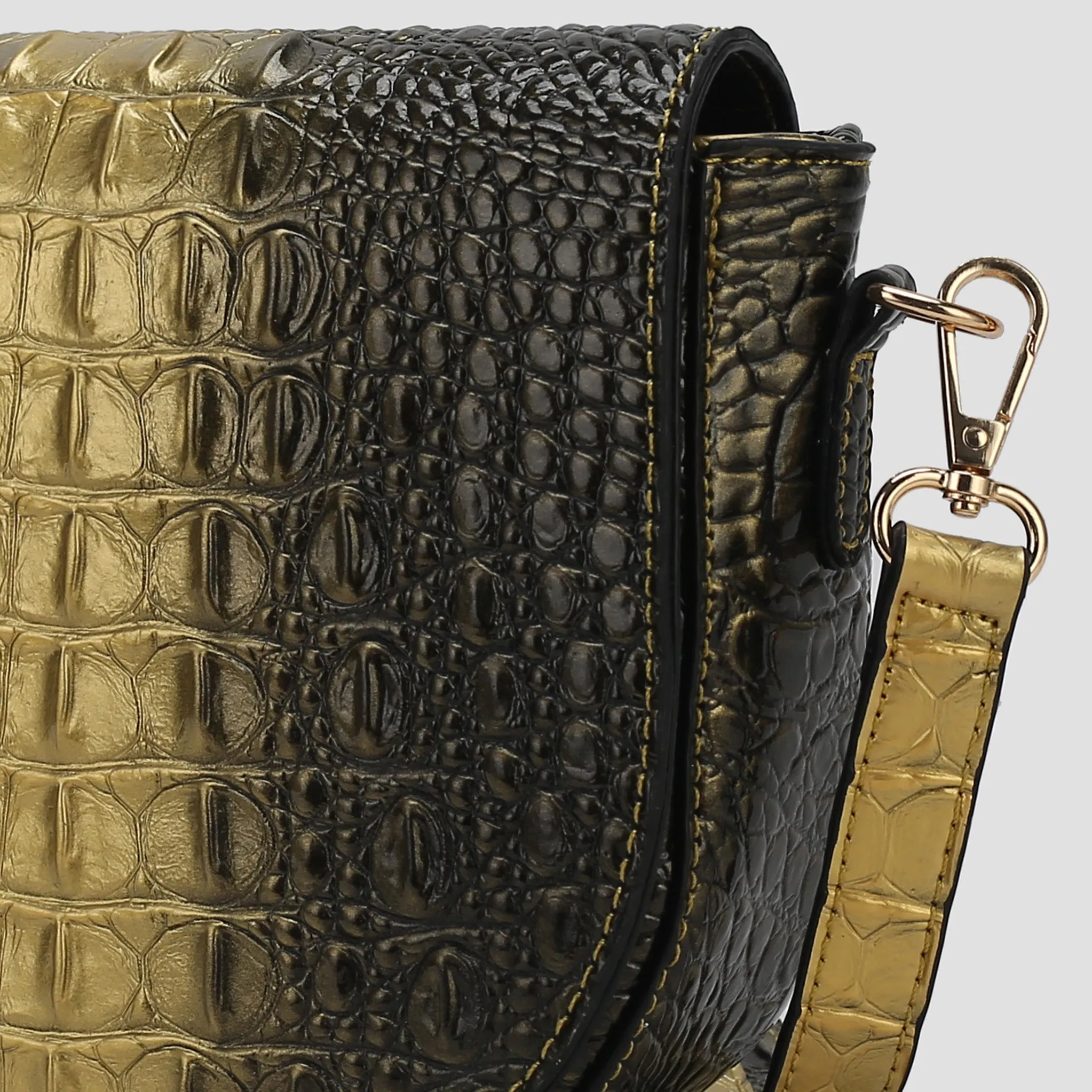 MKF Collection by Mia K. - Amalia Croc-Embossed Crossbody Bag sold by Zulily product image thumbnail 2