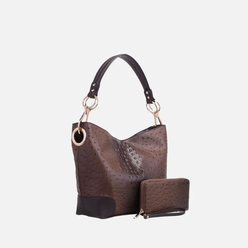 MKF Collection by Mia K. - Wandy Shoulder Bag and Wallet Set made by MKF Collection