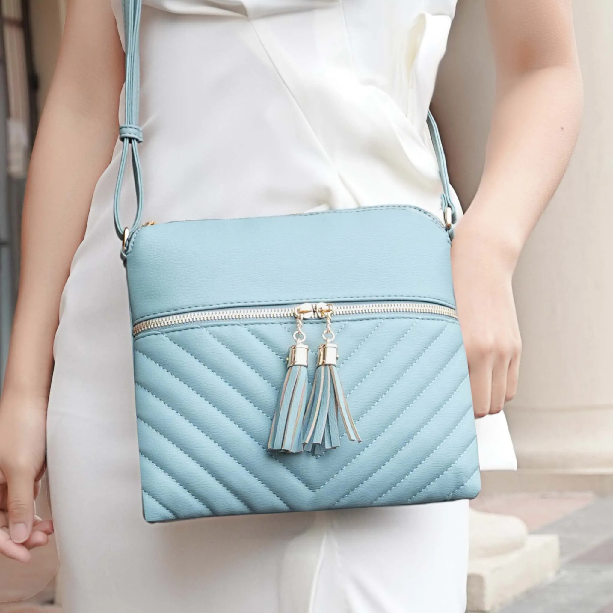 MKF Collection by Mia K. - Winnie Quilted Crossbody sold by Zulily product image thumbnail 2