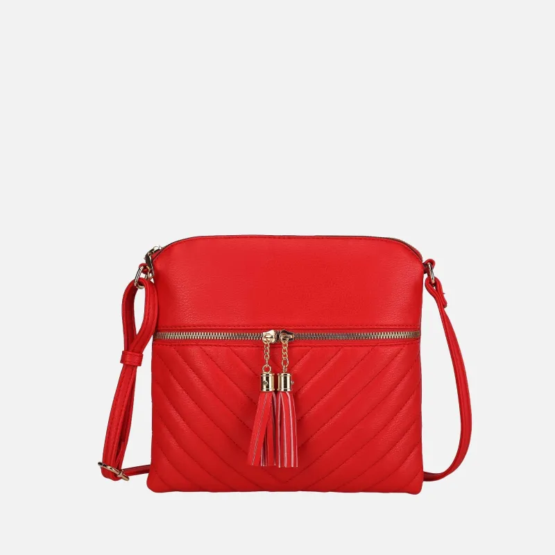 MKF Collection by Mia K. - Winnie Quilted Crossbody made by MKF Collection