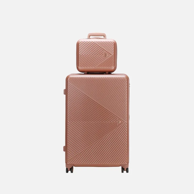 MKF Collection by Mia K. - Felicity Carry-on Roller and Cosmetic Case Set made by MKF Collection