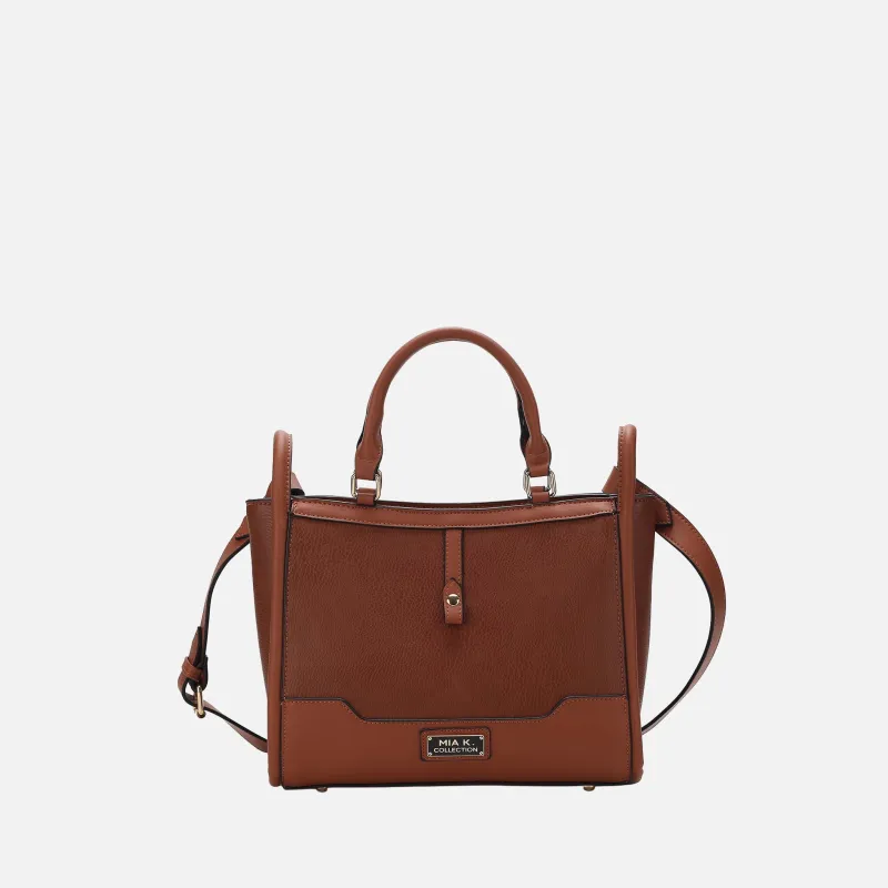 MKF Collection by Mia K. - Melody Vegan Leather Tote made by MKF Collection