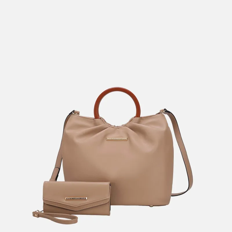 MKF Collection by Mia K. - Leilani Tote Bag and Wallet made by MKF Collection