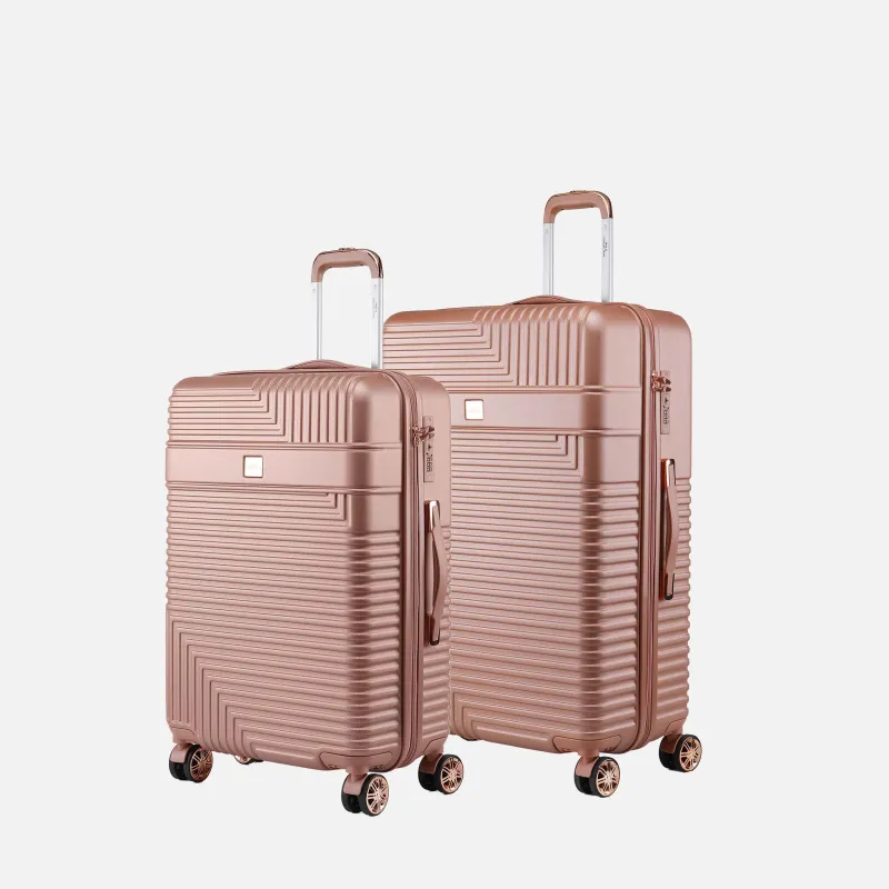 MKF Collection by Mia K. - Mykonos Spinner Luggage Set - Large and X-Large made by MKF Collection