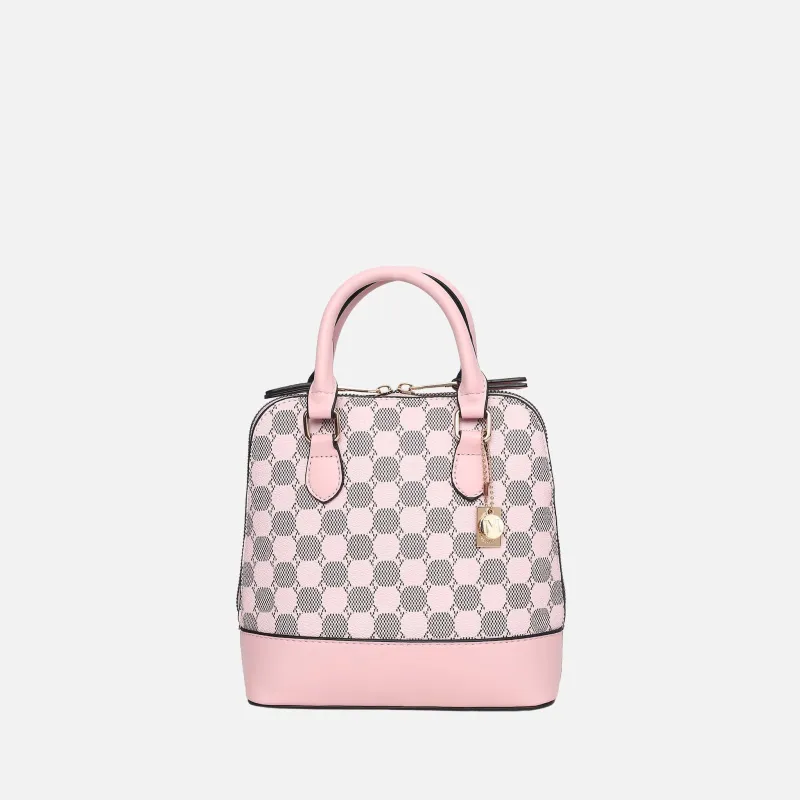 MKF Collection by Mia K. - Marjorie Circular Print Satchel Bag made by MKF Collection