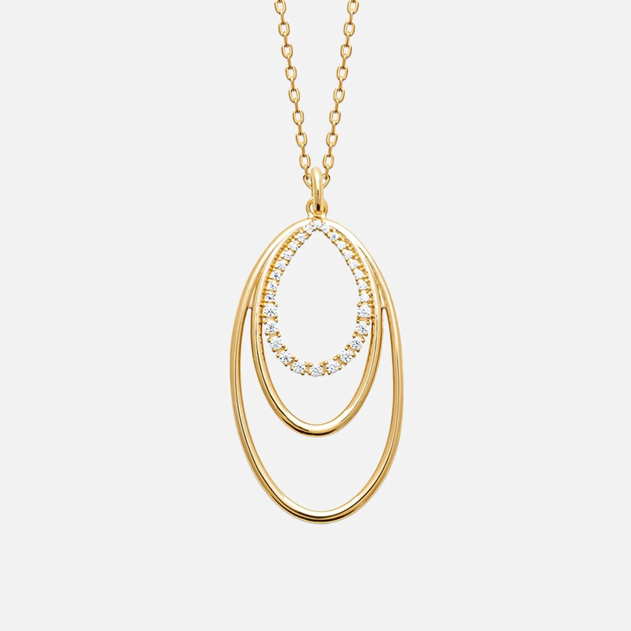 MKF Collection by Mia K. - Oriana Tiered Nest Pendant sold by Zulily product image thumbnail 2