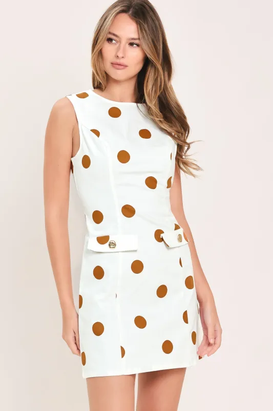 Sugar Spot Sweetheart Woven Mini Dress made by Flying Tomato