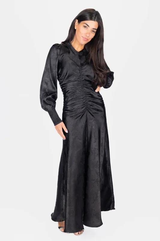 Audrey Dress Long Sleeve (Black) made by Zulily