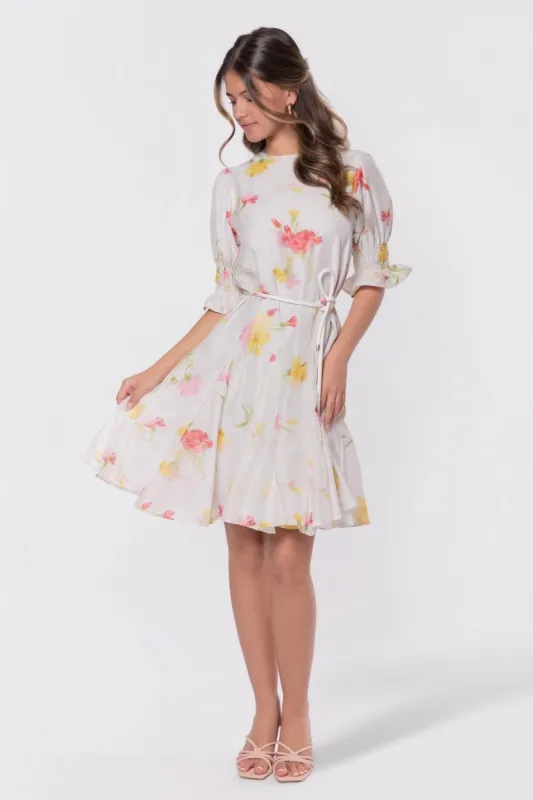 Reina Dress (White Flower) made by Zulily
