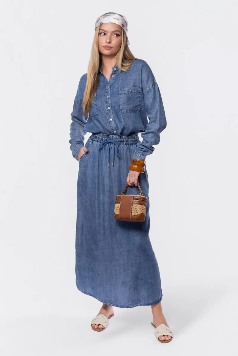 Denver Skirt 36" (Blue) sold by Zulily