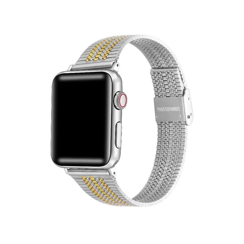 Eliza Stainless Steel Band for Apple Watch made by Zulily
