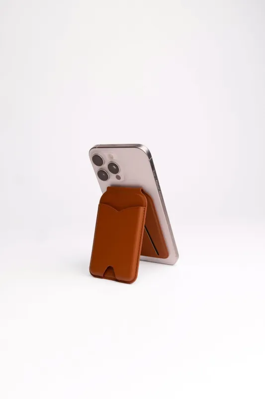 Magnetic Wallet + Mirror Phone Stand made by Zulily