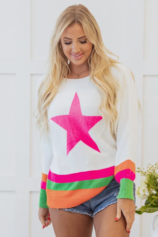 Threaded Pear Stella Edge Drop Shoulder Sweater made by Threaded Pear