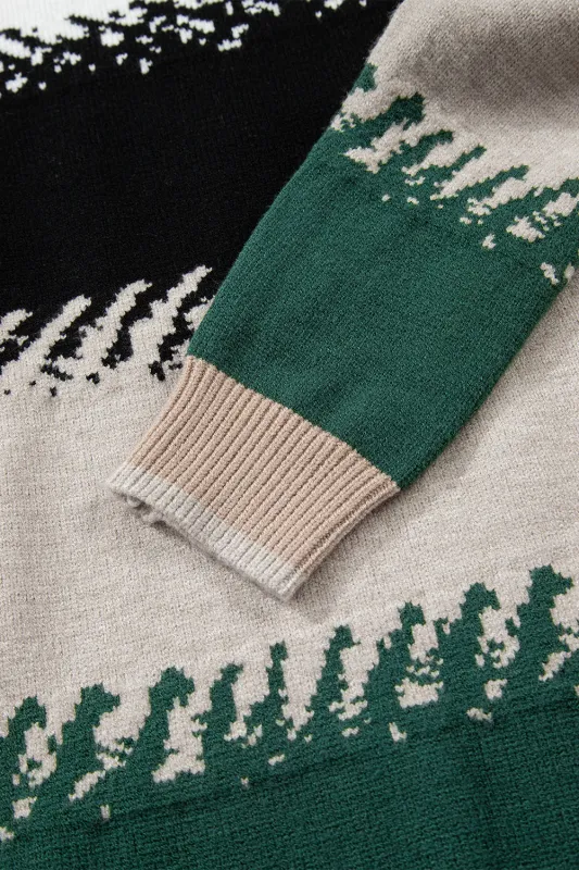 Threaded Pear Sophia Pattern Drop Shoulder Sweater made by Threaded Pear