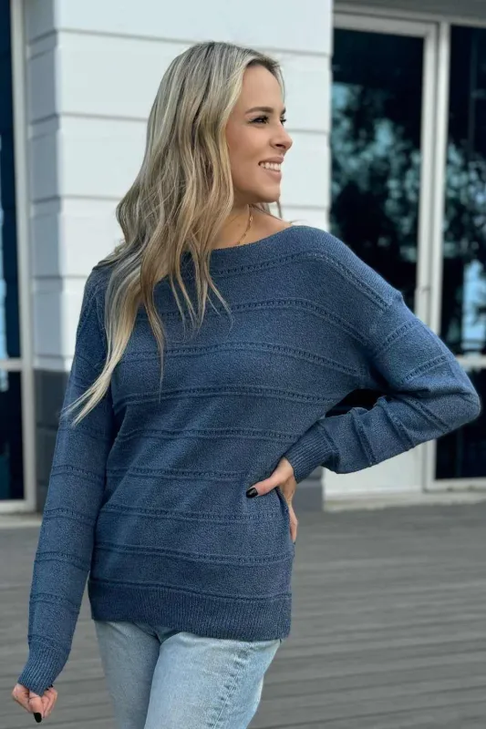 Threaded Pear Riley Knit Sweater made by Threaded Pear