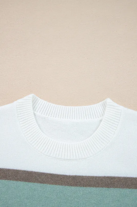 Threaded Pear Millie Knit Drop Shoulder Sweater made by Threaded Pear