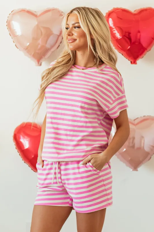 Threaded Pear Jayla Stripe T Shirt made by Threaded Pear