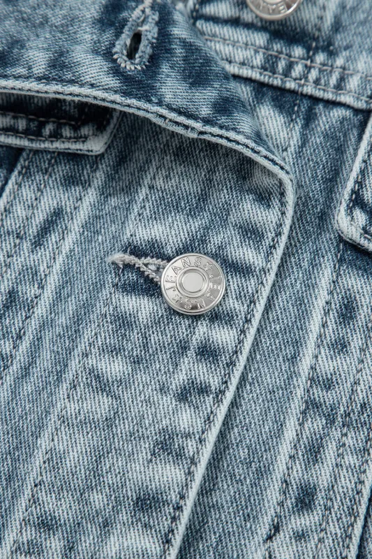 Threaded Pear Evelyn Flap Frayed Detail Vest made by Threaded Pear