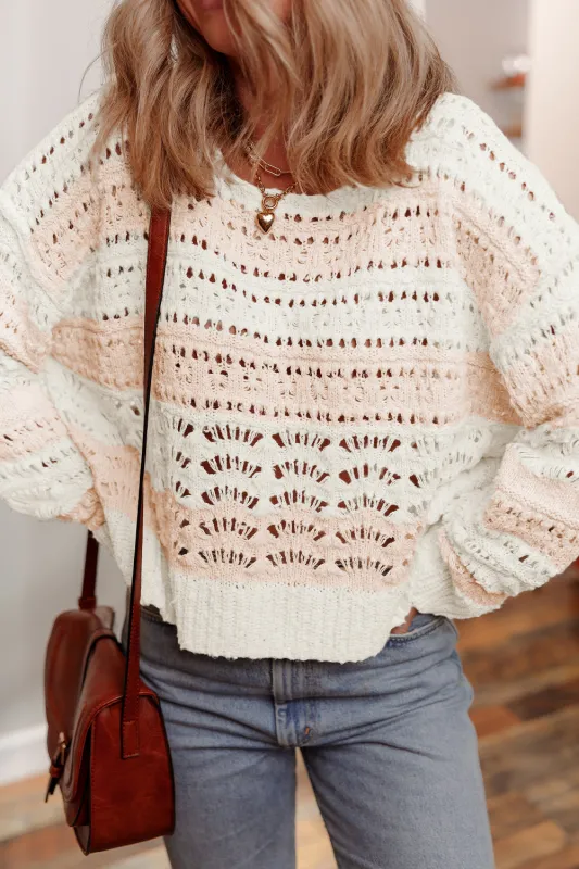 Threaded Pear Zararita Drop Shoulder Casual Sweater made by Threaded Pear