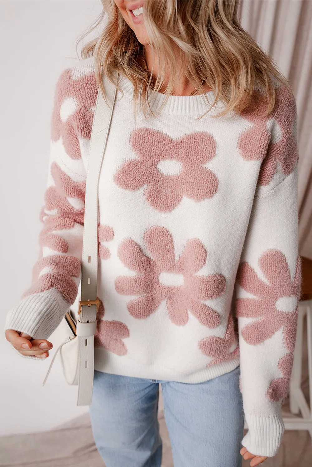 Threaded Pear Brynleigh Drop Shoulder Loose Sweater sold by Zulily